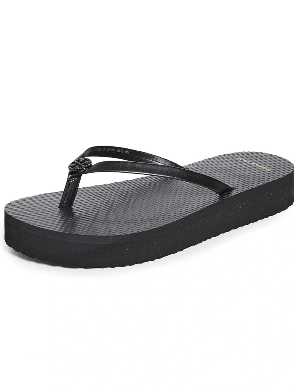 Tory Burch Perfect Black Flatform Flip Flops 6